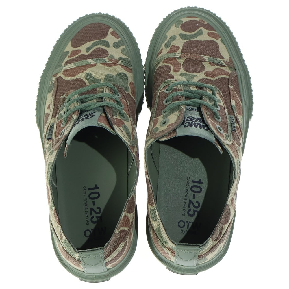 VANS(ヴァンズ) ×OAMC ×WTAPS SEYLYNN LUG DUCK CAMO オーエーエムシー ダブルタップス セイリン ラグ ダックカモ ローカットスニーカー カーキ US9.5/27.5cm VN000MYHDP0