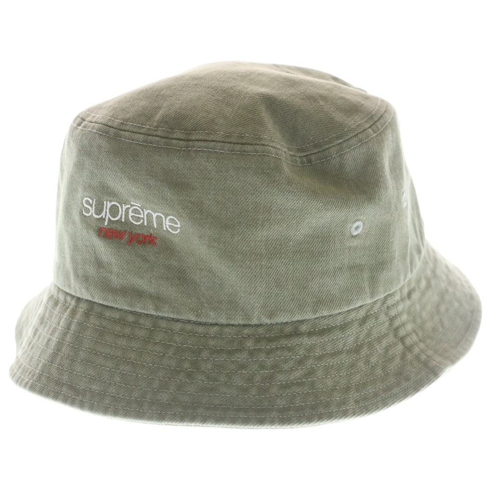 SUPREME(シュプリーム) 25SS Denim Crusher Light Washed Indigo ライトウォッシュインディゴ デニム クラッシャーハット 帽子 グリーン