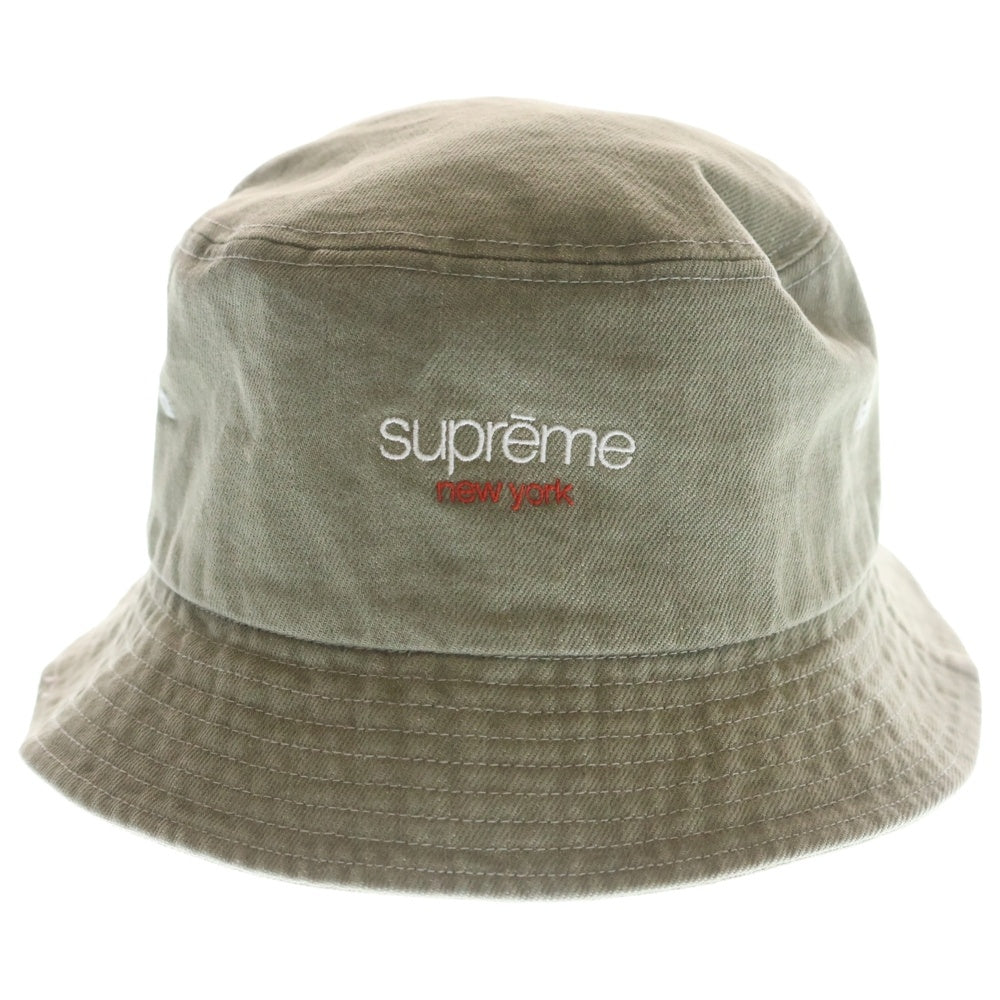 SUPREME(シュプリーム) 25SS Denim Crusher Light Washed Indigo ライトウォッシュインディゴ デニム クラッシャーハット 帽子 グリーン