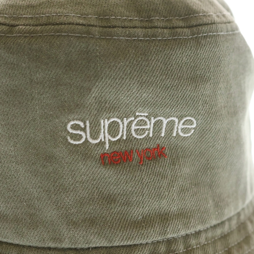SUPREME(シュプリーム) 25SS Denim Crusher Light Washed Indigo ライトウォッシュインディゴ デニム クラッシャーハット 帽子 グリーン
