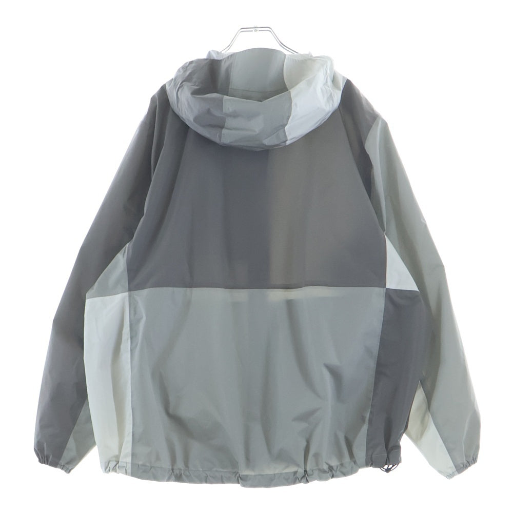 KITH(キス) 25SS Xander 3L Rain Jacket ザンダー レイン ナイロンジャケット グレー/ホワイト KHM010804