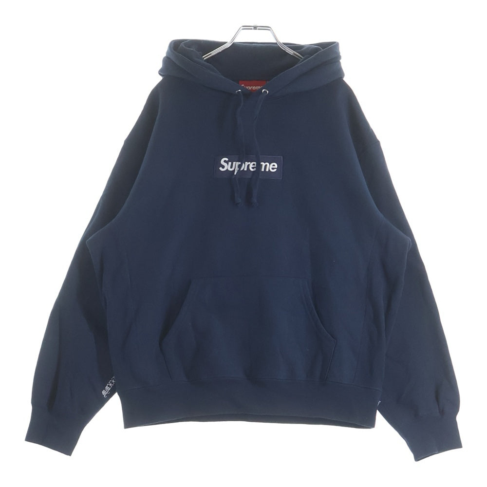 SUPREME(シュプリーム) 25AW Box Logo Hooded Sweatshirt ボックスロゴ スウェット プルオーバーパーカー ネイビー