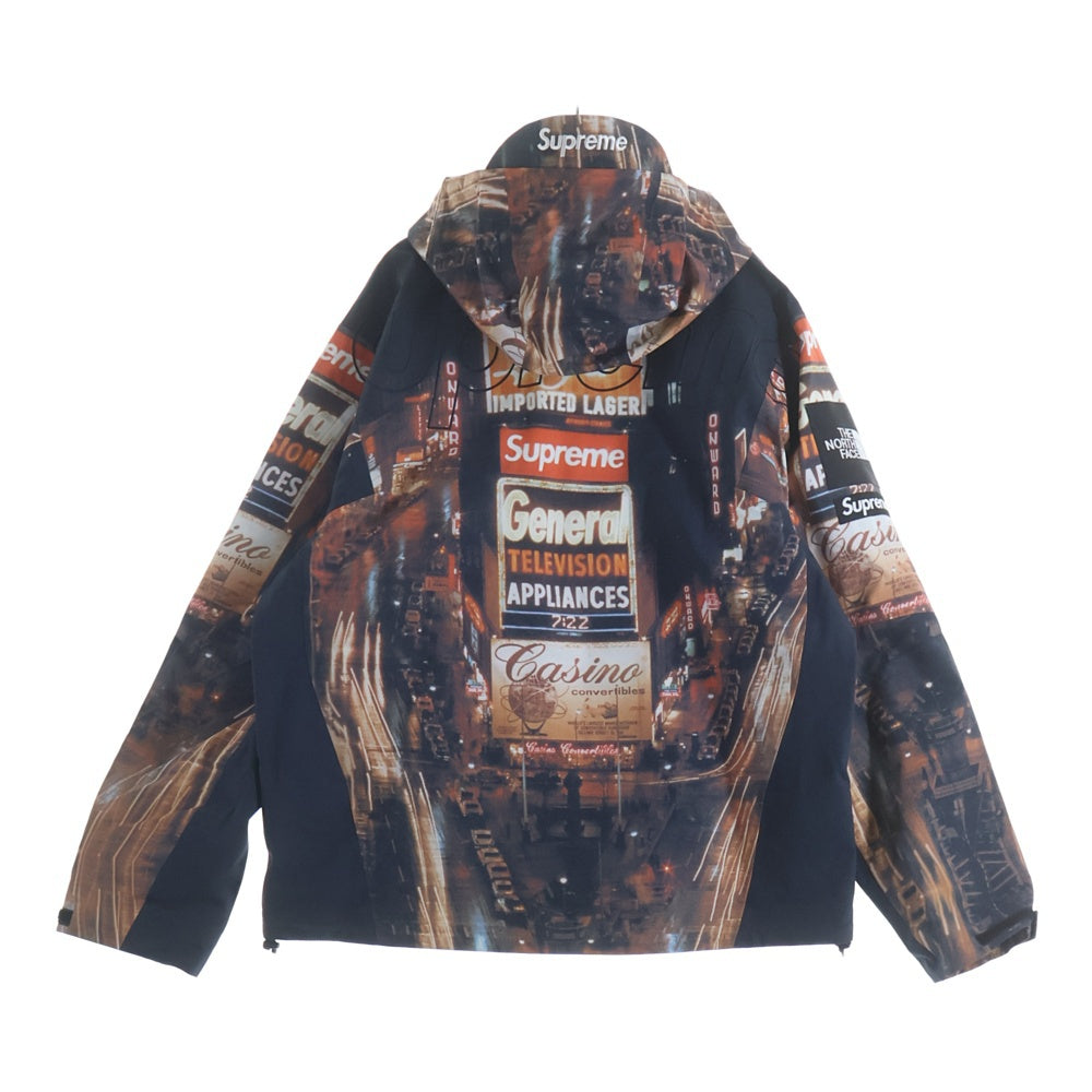 SUPREME(シュプリーム) 22AW ×THE NORTH FACE Taped Seam Shell Jacket Times Square タイムズスクエア テープシーム シェルジャケット マルチカラー NF0A82RK