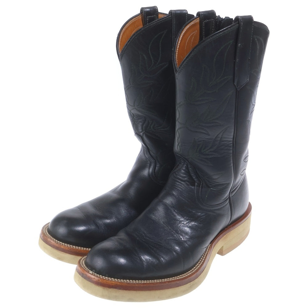 Rios Of Mercedes(リオスオブメルセデス) ROPER BOOTS ローパーブーツ レザーウェスタンブーツ ブラック