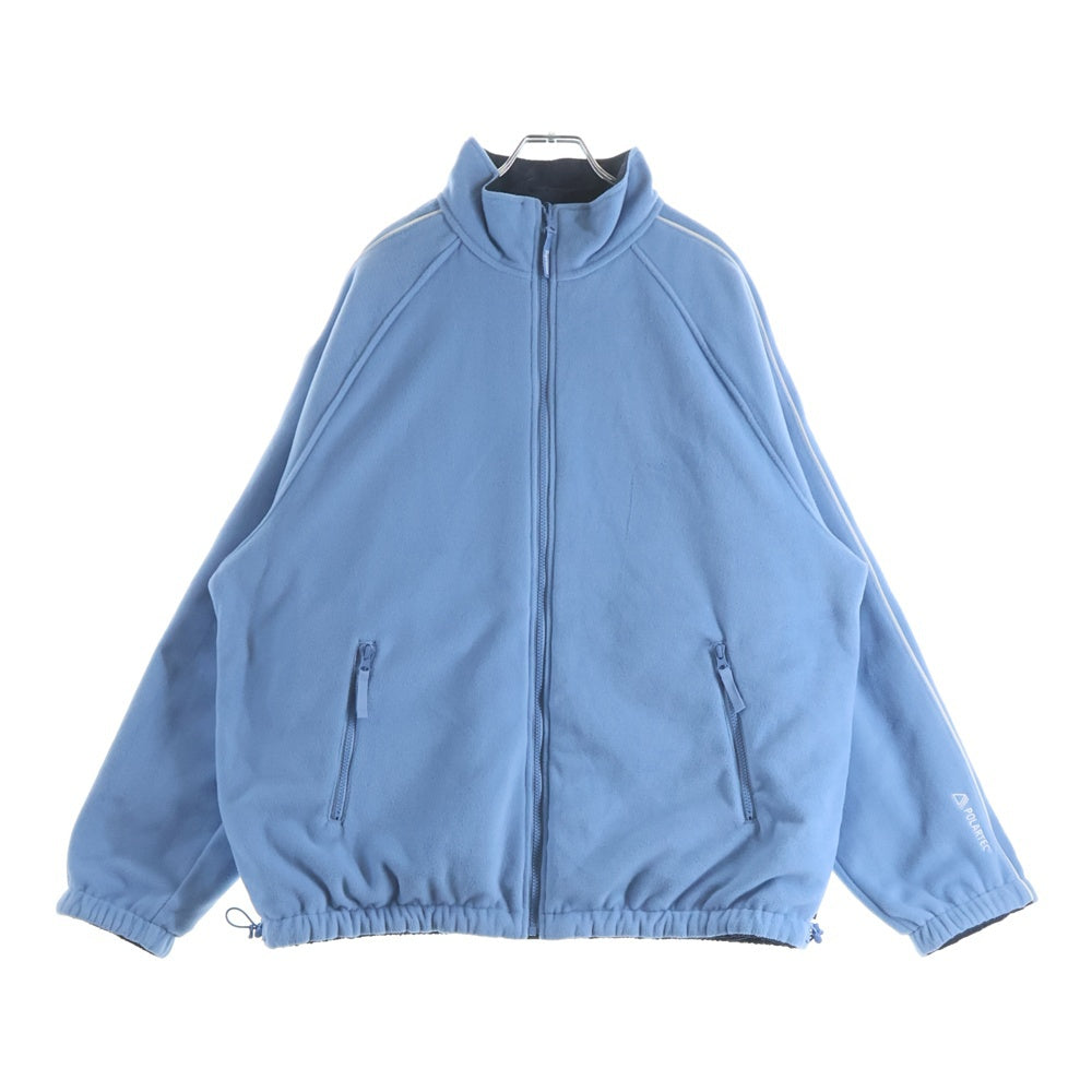 SUPREME(シュプリーム) 25AW Polartec Reversible Track Jacket ボックスロゴエンブロイダリー ポーラテック ボア ナイロン リバーシブル トラック ジャケット ネイビー/ブルー