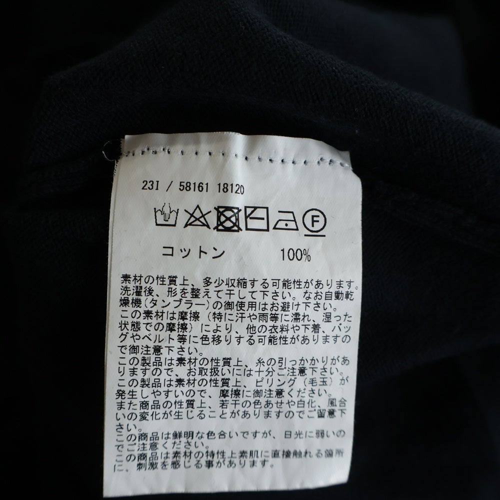 Gran Sasso(グランサッソ) 12ゲージ タートルネック コットンニット セーター ブラック 58161 18120