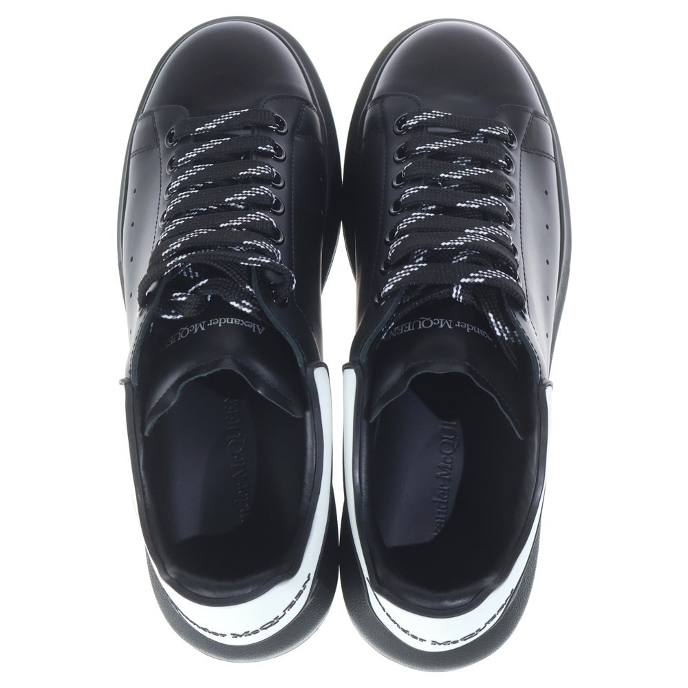 Alexander McQueen(アレキサンダーマックイーン) OVERSIZED SNEAKER オーバーサイズド バイカラー レザー ローカットスニーカー ブラック/ホワイト 625156