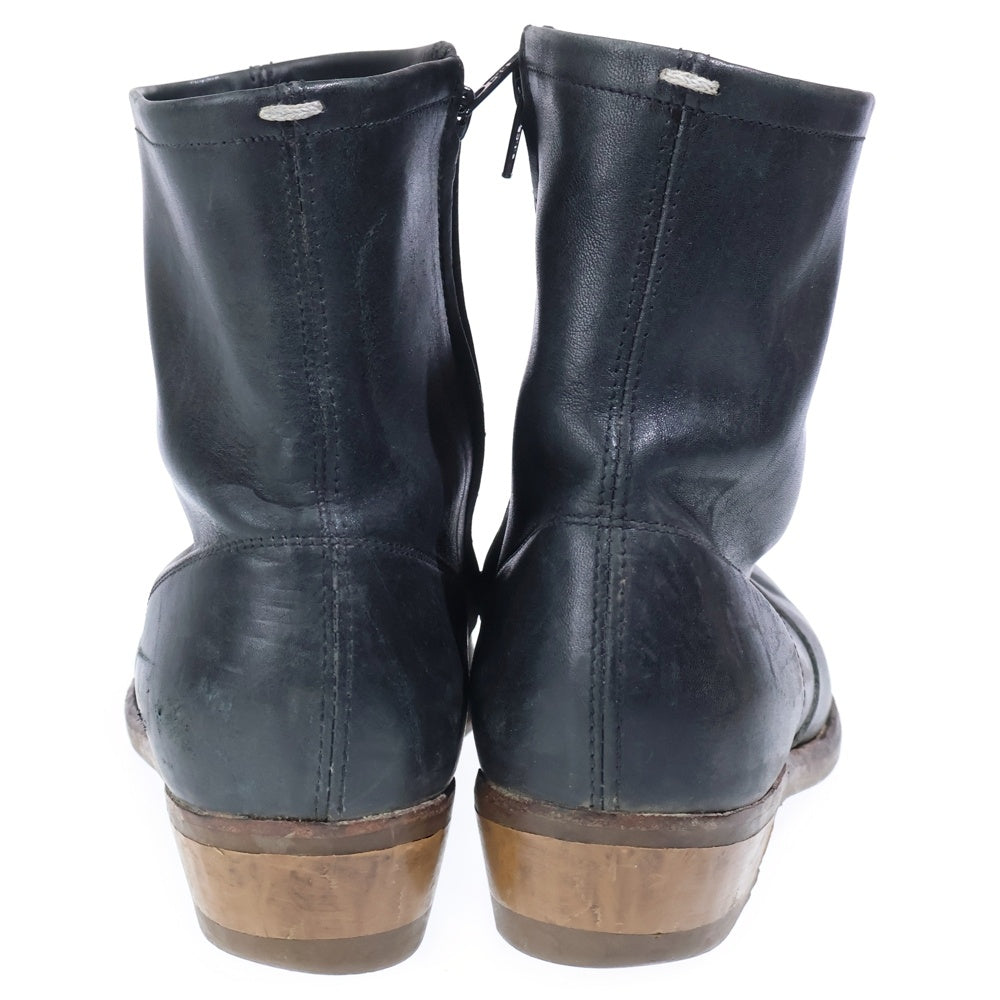 Maison Margiela(メゾンマルジェラ) REPLICA レプリカ サイドジップ レザーブーツ ブラック