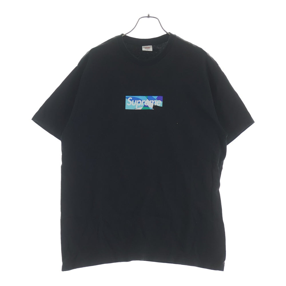 SUPREME(シュプリーム) 21SS ×Emilio Pucci Box Logo Tee エミリオプッチ ボックスロゴ クルーネック半袖Tシャツ カットソー ブラック