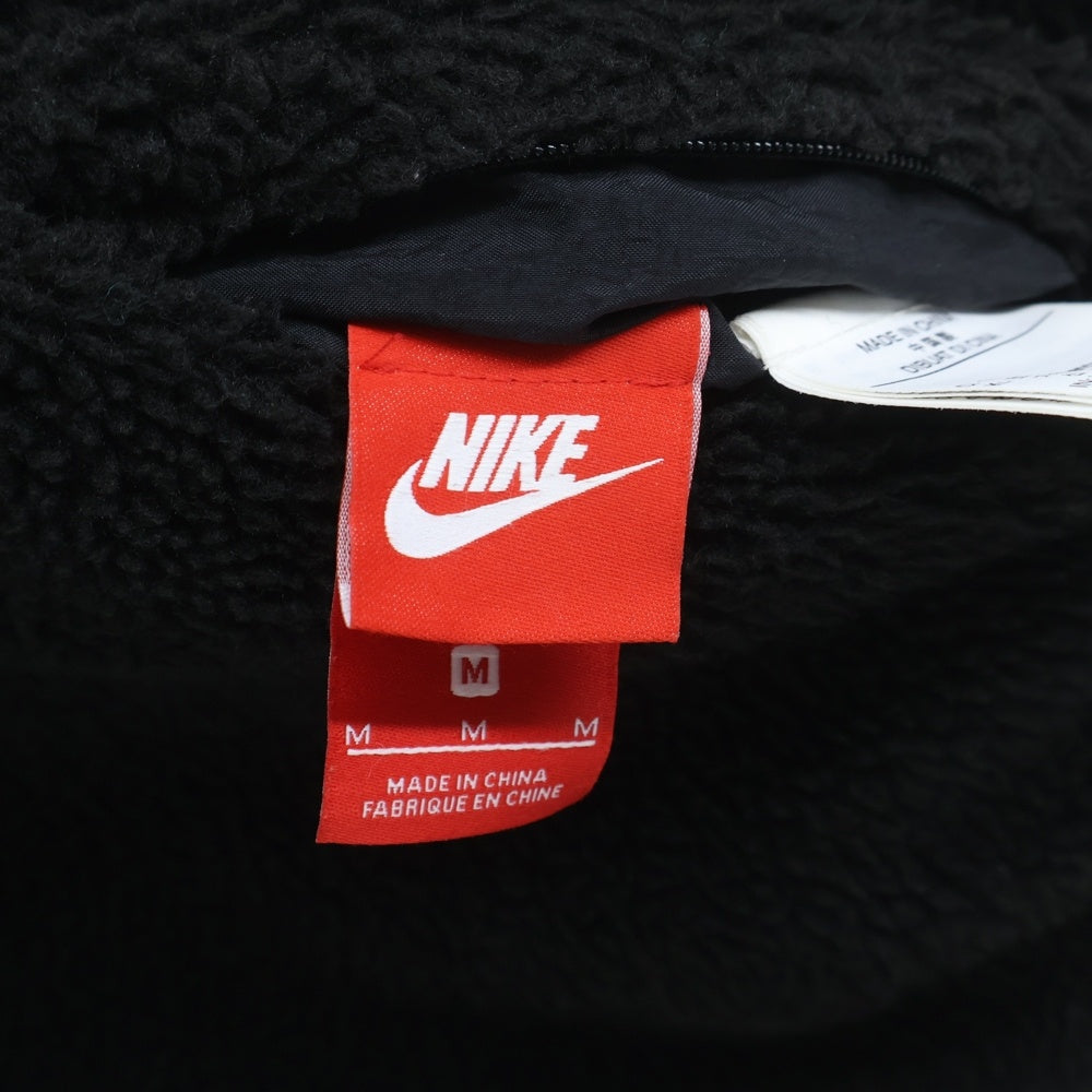 NIKE(ナイキ) ×ATMOS BIG SWOOSH BOA JACKET アトモス ビッグスウォッシュ リバーシブル ボアジャケット ブラック/ブルー BQ6546-013