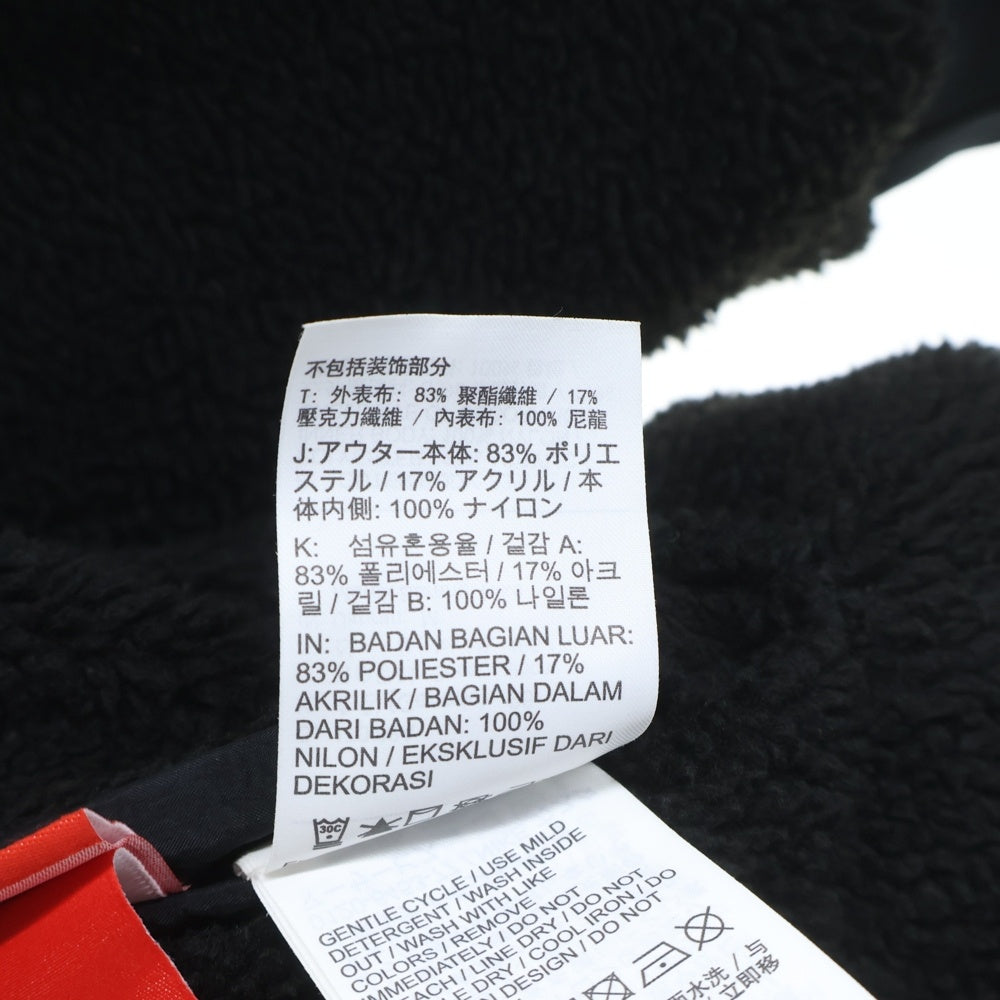 NIKE(ナイキ) ×ATMOS BIG SWOOSH BOA JACKET アトモス ビッグスウォッシュ リバーシブル ボアジャケット ブラック/ブルー BQ6546-013
