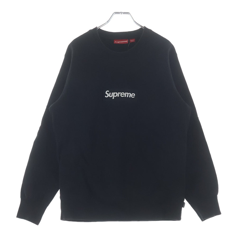 SUPREME(シュプリーム) 15AW Box Logo Crewneck Sweatshirt ボックスロゴ クルーネックスウェットシャツ トレーナー ブラック