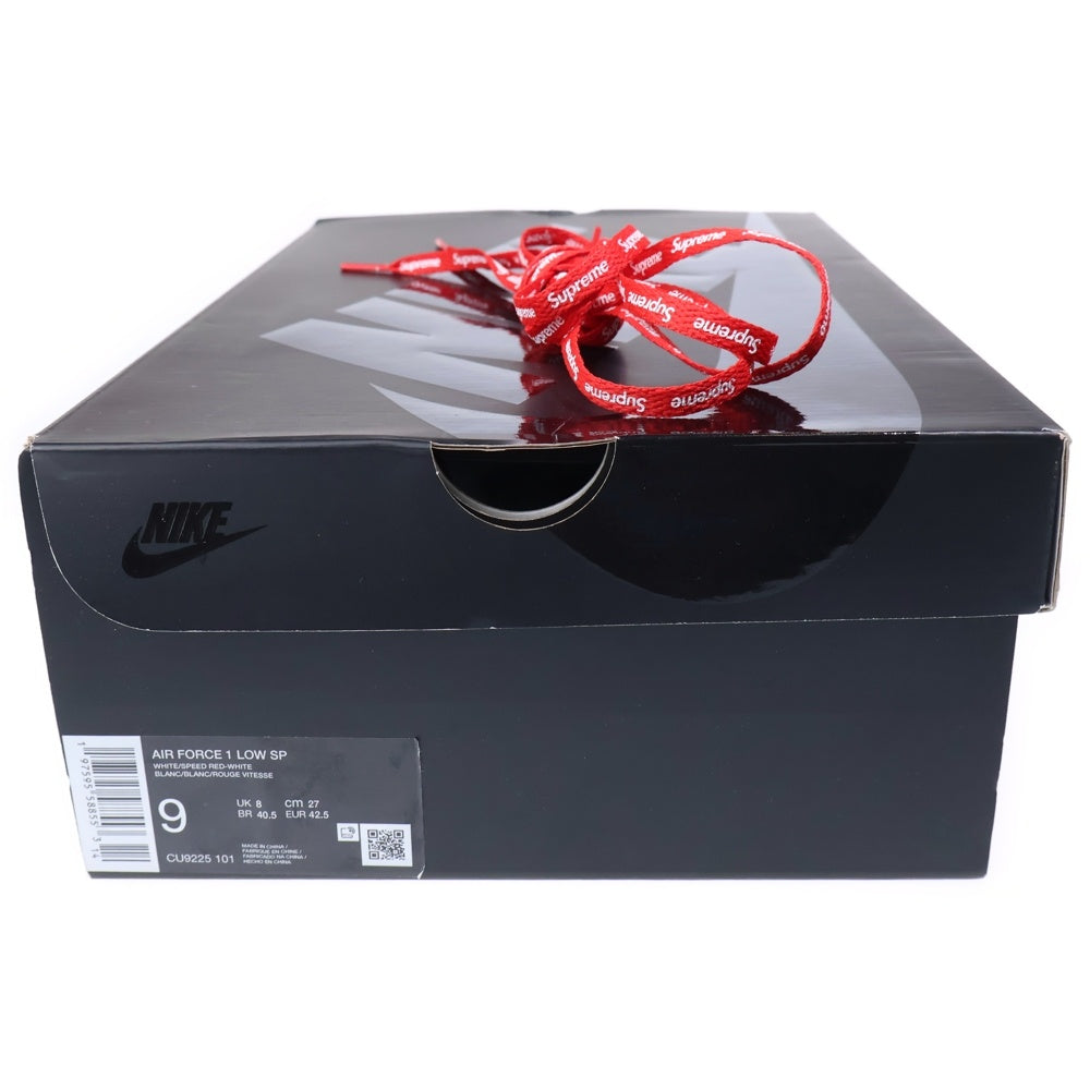 NIKE(ナイキ) ×SUPREME AIR FORCE 1 LOW CHINA EXCLUSIVE シュプリーム エアフォース1 チャイナ エクスクルーシブ ローカットスニーカー US9/27cm CU9225-101
