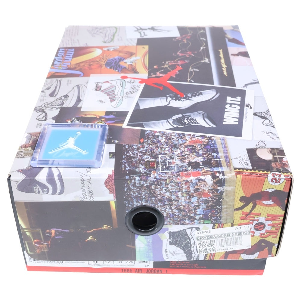 NIKE(ナイキ) ×UNION AIR JORDAN 1 RETRO HIGH OG Chicago ユニオン エアジョーダン1 シカゴ ハイカットスニーカー レッド/ホワイト US9/27cm HV8563-600