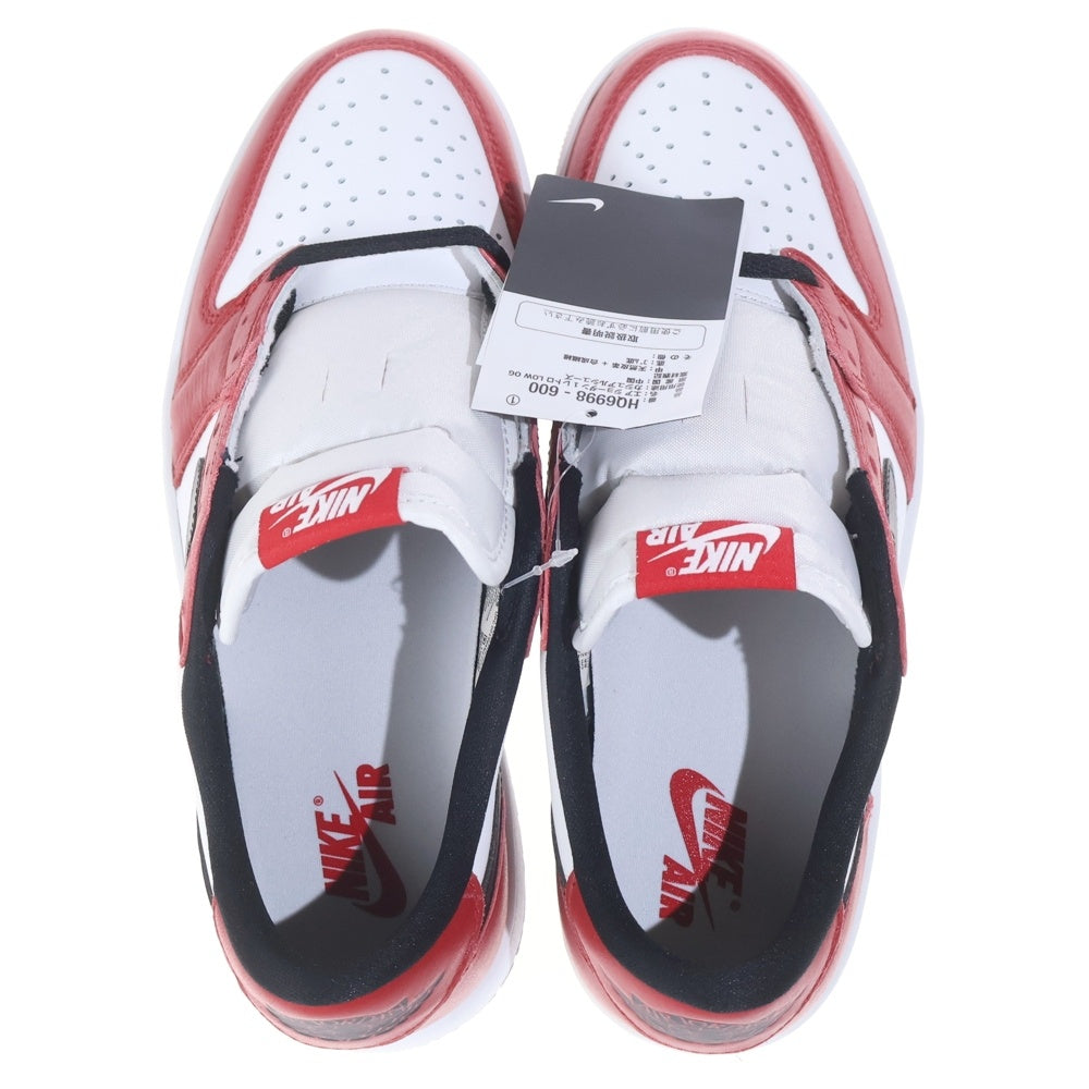 NIKE(ナイキ) AIR JORDAN1 RETRO LOW OG CHICAGO エアジョーダン1 レトロ シカゴ ローカットスニーカー ホワイト/レッド US9/27cm HQ6998-600