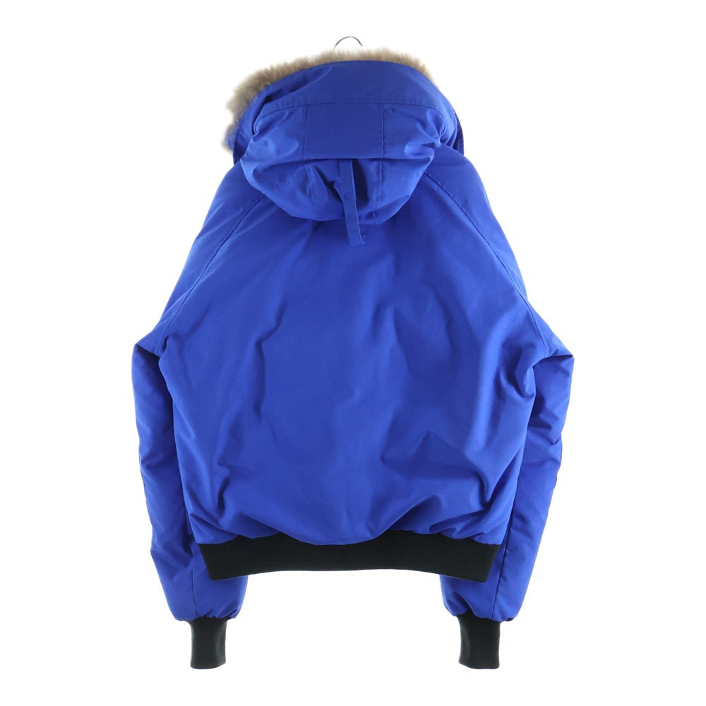 CANADA GOOSE(カナダグース) CHILLIWACK BOMBER PBI チリワックボンバー ナイロン ファーフーデッド ダウンジャケット ブルー 7999MPB