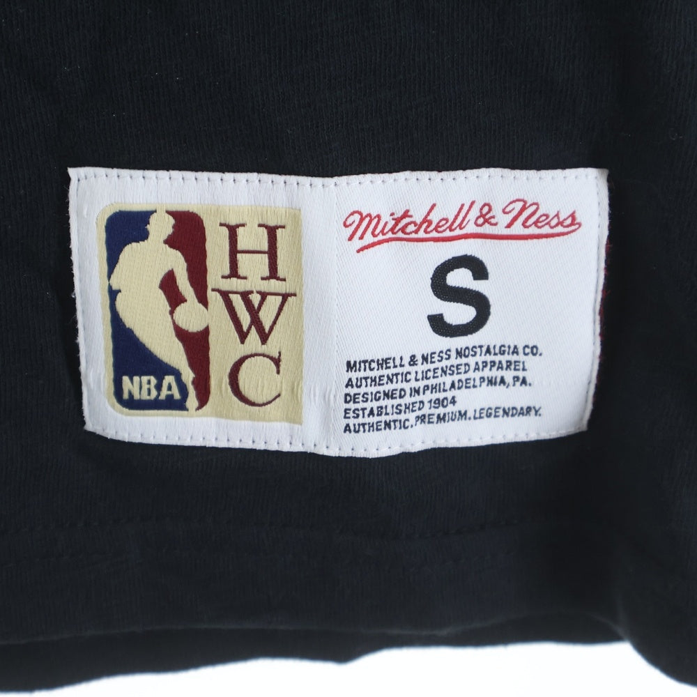 Mitchell&Ness(ミッチェル アンド ネス) NBA ALL STAR GAME SPACE T-SHIRT フロント プリント オールスター ゲーム スペース 半袖Tシャツ カットソー ブラック