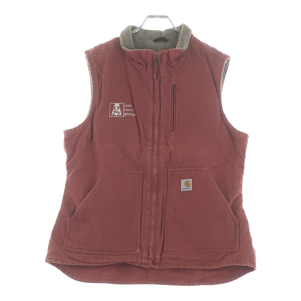 CARHARTT(カーハート) 00S Duck Vest ダック地 裏ボア ベスト ジャケット ヴィンテージ レッド WV001 VRS