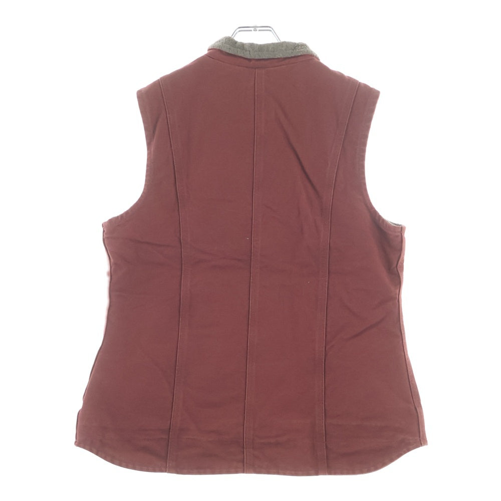 CARHARTT(カーハート) 00S Duck Vest ダック地 裏ボア ベスト ジャケット ヴィンテージ レッド WV001 VRS