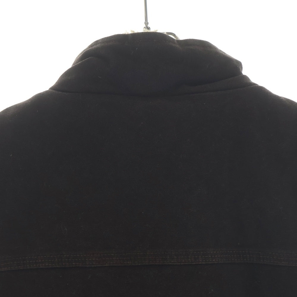CARHARTT(カーハート) 10S Duck Vest ダック地 裏ボア ベスト ジャケット ブラウン ヴィンテージ V33 DKB