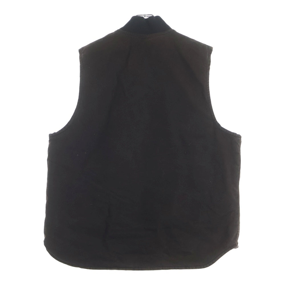 CARHARTT(カーハート) 10S Duck vest Arctic Quilt ダック地 キルティングベスト ジャケット ヴィンテージ ブラウン V02 DKB
