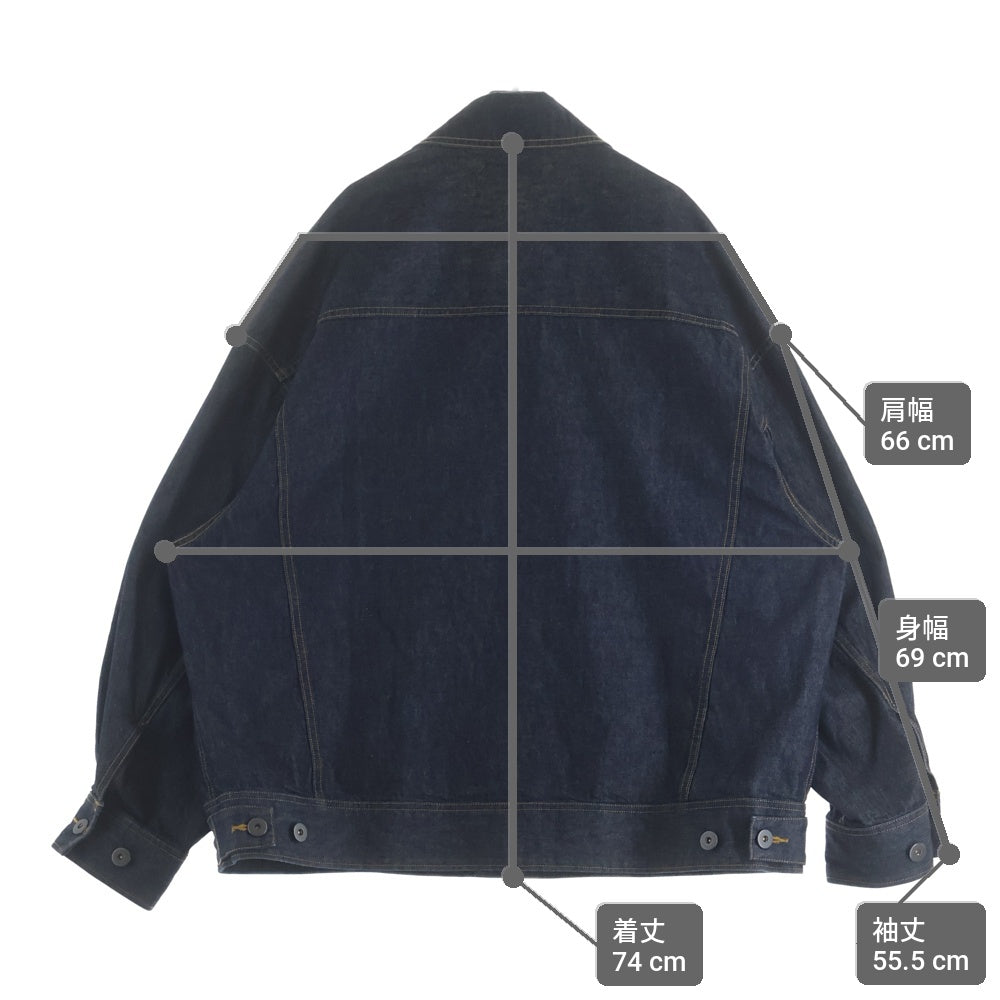 s'yte(サイト) 10OZ BIG DENIM JACKET テンオンス ビッグ デニムトラッカージャケット インディゴ UV-Y34-005