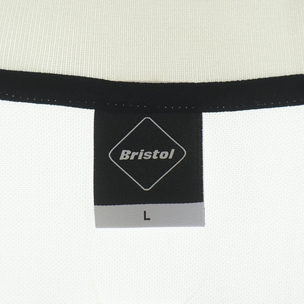 F.C.R.B./F.C.Real Bristol/FCRB(エフシーアールビー/エフシーレアルブリストル) TRAINING TRACK JACKET トレーニング トラック ポリエステル ジップアップ ジャケット ホワイト FCRB-260061
