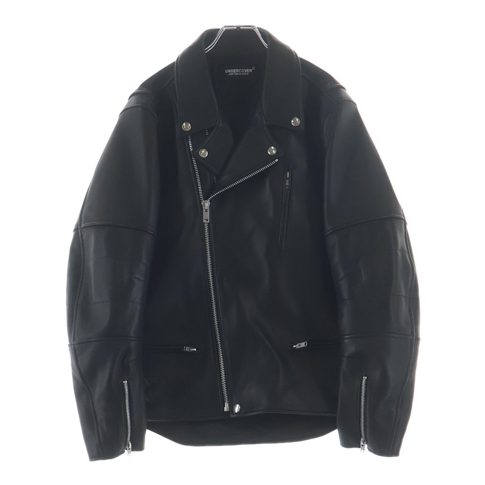 UNDERCOVER(アンダーカバー) 26SS SHEEPSKIN LEATHER RIDER'S JACKET シープスキン レザー ライダース ジップアップ ジャケット ブラック UC1F4203