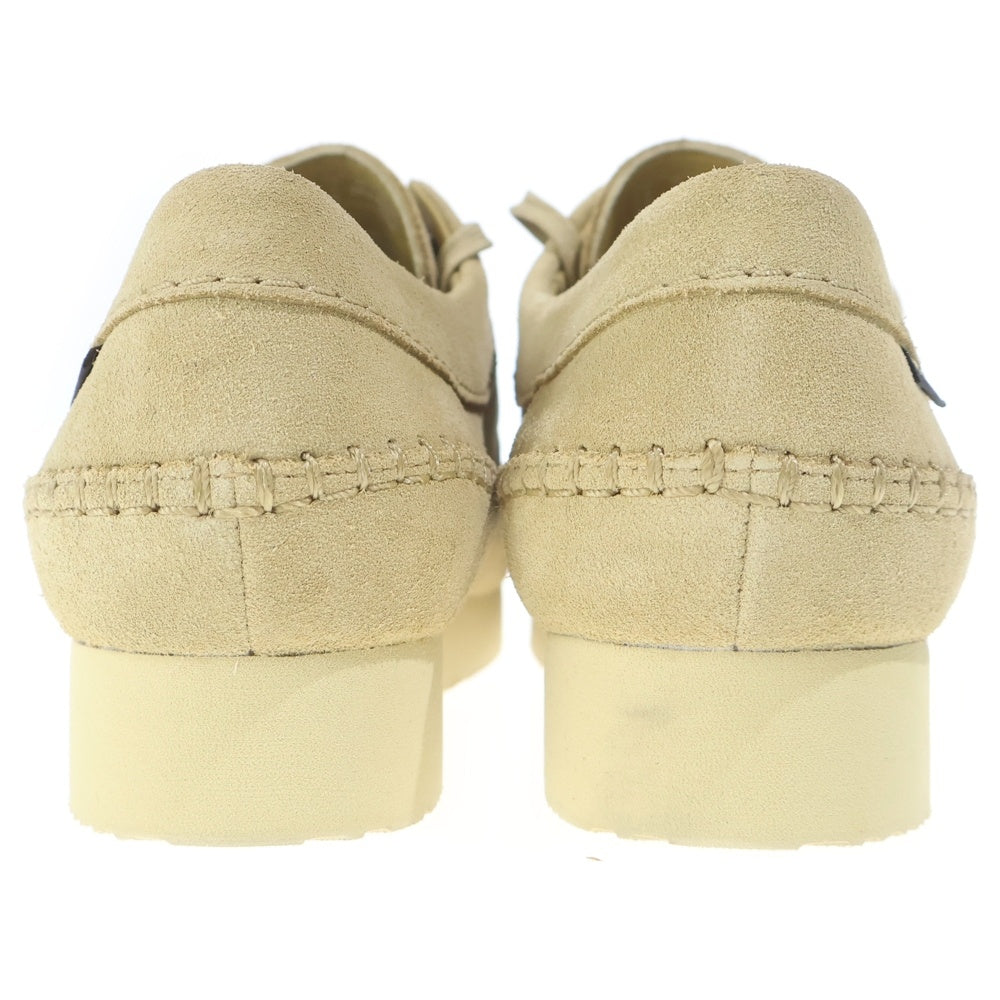 Clarks(クラークス) Weaver GTX ワラビー ゴアテックス メイプルスウェード ローカットスニーカー ベージュ 26171485