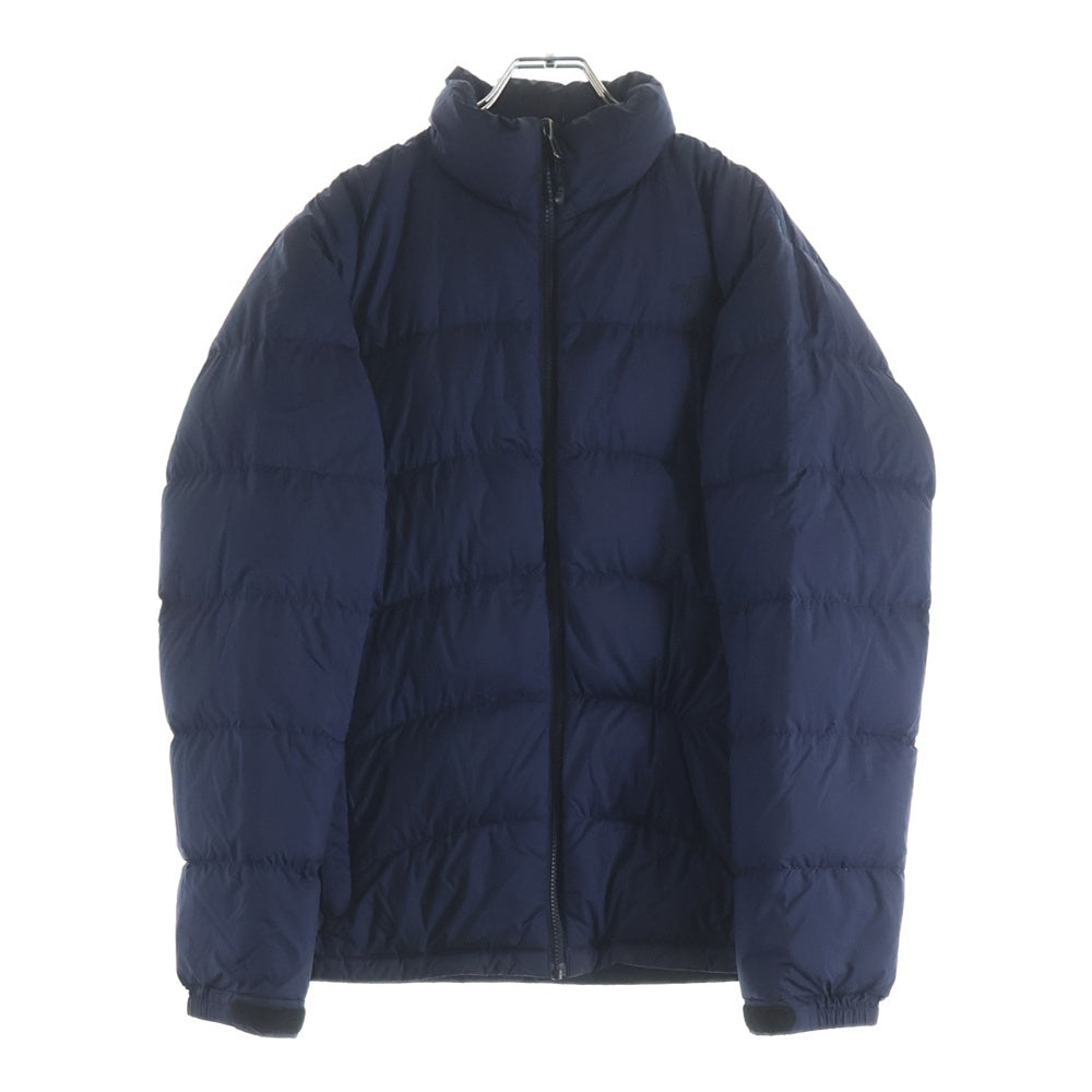 THE NORTH FACE(ザノースフェイス) ACONCAGUA JACKET ロゴエンブロイダリー アコンカグア ジップアップ ナイロン ダウンジャケット ネイビー ND91832