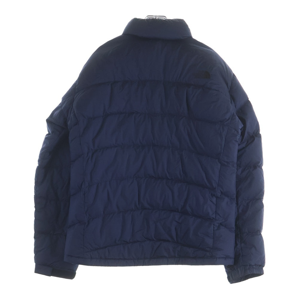 THE NORTH FACE(ザノースフェイス) ACONCAGUA JACKET ロゴエンブロイダリー アコンカグア ジップアップ ナイロン ダウンジャケット ネイビー ND91832