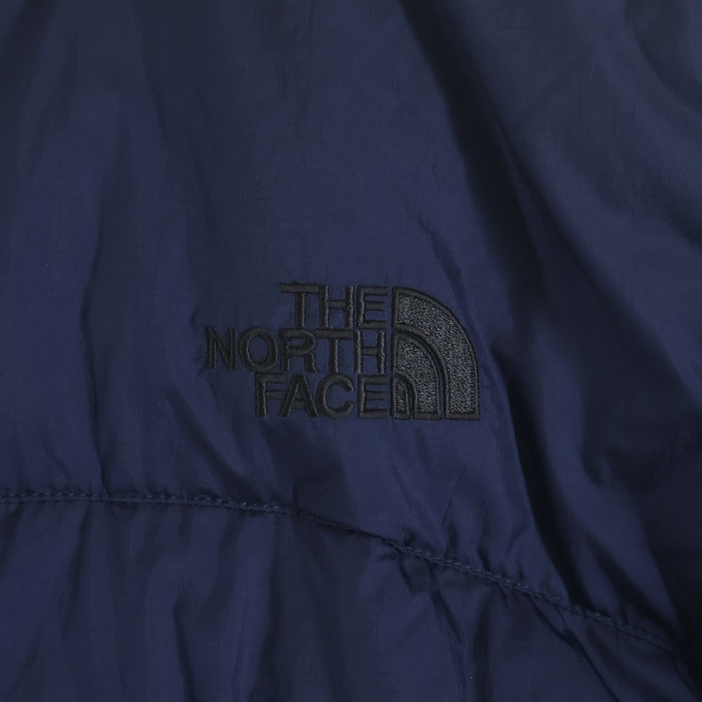 THE NORTH FACE(ザノースフェイス) ACONCAGUA JACKET ロゴエンブロイダリー アコンカグア ジップアップ ナイロン ダウンジャケット ネイビー ND91832