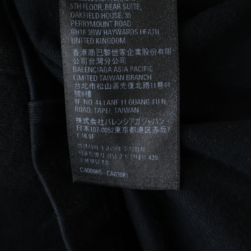 BALENCIAGA(バレンシアガ) 23SS ×ADIDAS アディダス トレフォイルロゴオーバーサイズTシャツ 半袖クルーネックカットソー グリーン 723976 TNVN8