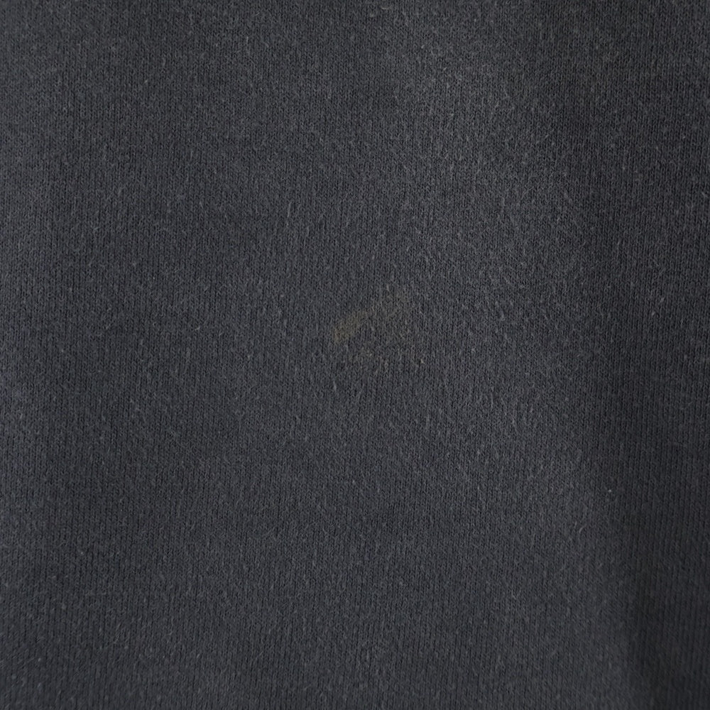 SAINT MICHAEL(セントマイケル) 25AW HOODIE ANARCHY アナーキー カットオフ プルオーバーフーディー パーカー ブラック SM-HR1-0000-119