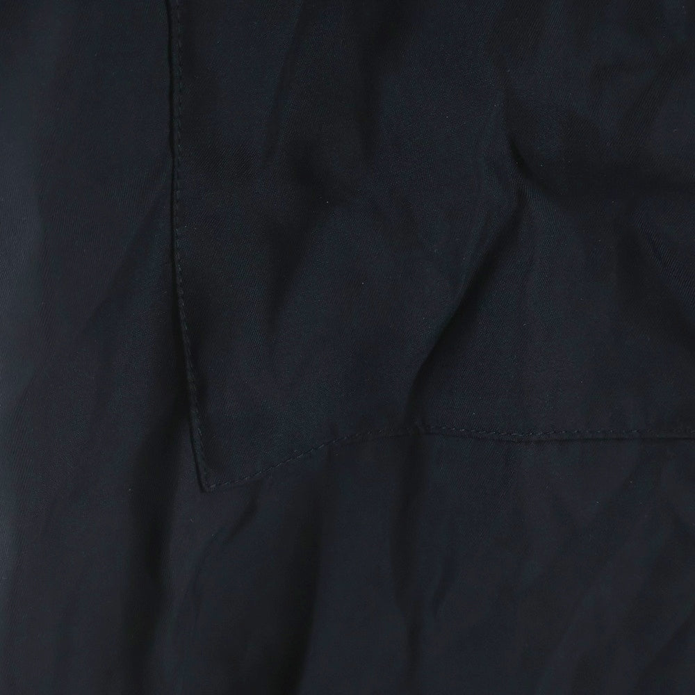 YOKE(ヨーク) 25SS CUPRO OPEN COLLAR SHIRT キュプラ オープンカラー 半袖シャツ ブラック YK25SS0941SH