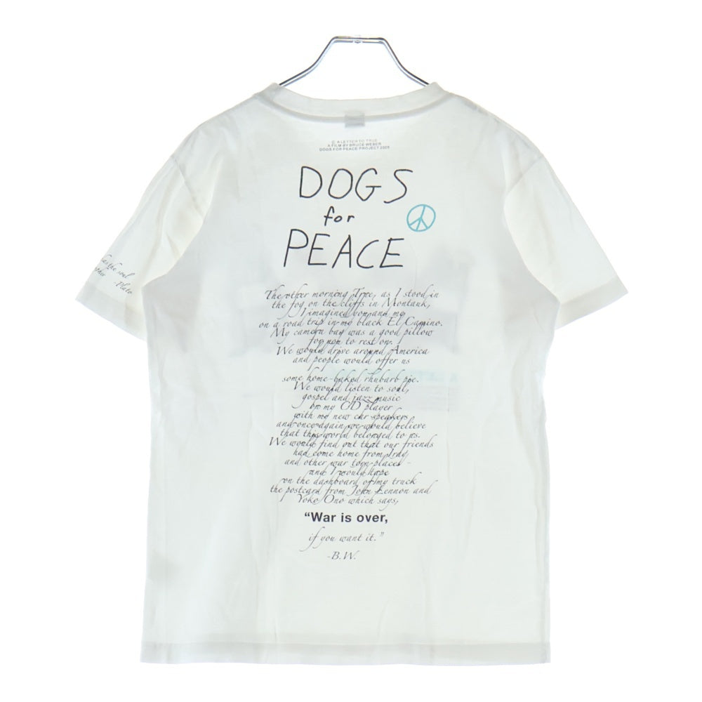 Paul Smith(ポールスミス) ×BRUCE WEBER A LETTER TO TRUE ブルースウェーバー アレタートゥトゥルー クルーネック 半袖Tシャツカットソー ホワイト