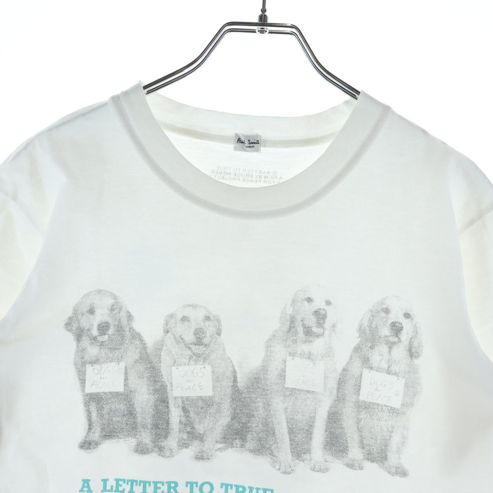 Paul Smith(ポールスミス) ×BRUCE WEBER A LETTER TO TRUE ブルースウェーバー アレタートゥトゥルー クルーネック 半袖Tシャツカットソー ホワイト