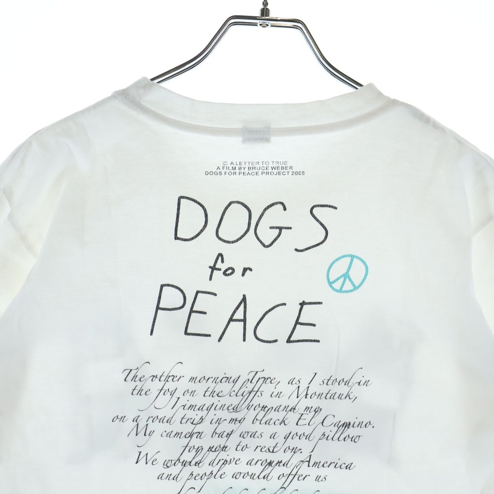 Paul Smith(ポールスミス) ×BRUCE WEBER A LETTER TO TRUE ブルースウェーバー アレタートゥトゥルー クルーネック 半袖Tシャツカットソー ホワイト