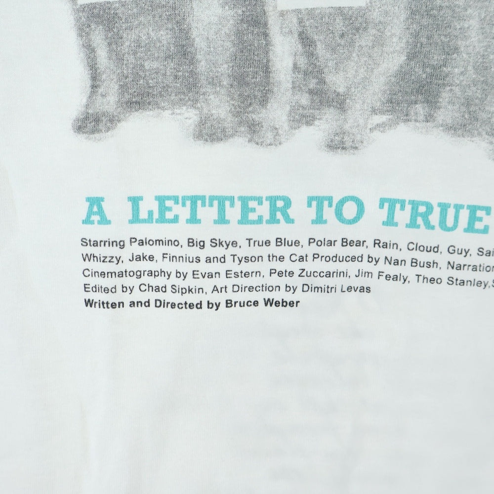 Paul Smith(ポールスミス) ×BRUCE WEBER A LETTER TO TRUE ブルースウェーバー アレタートゥトゥルー クルーネック 半袖Tシャツカットソー ホワイト