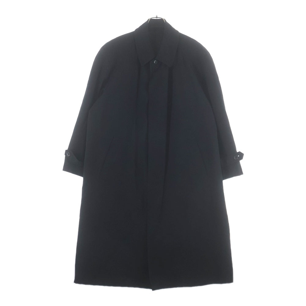 COMME des GARCONS HOMME(コムデギャルソンオム) 90AW ARCHIVE ステンカラー ラグランスリーブ ノーベント ボタンアップ ウールロングコート ブラック HC-05007S アーカイブ