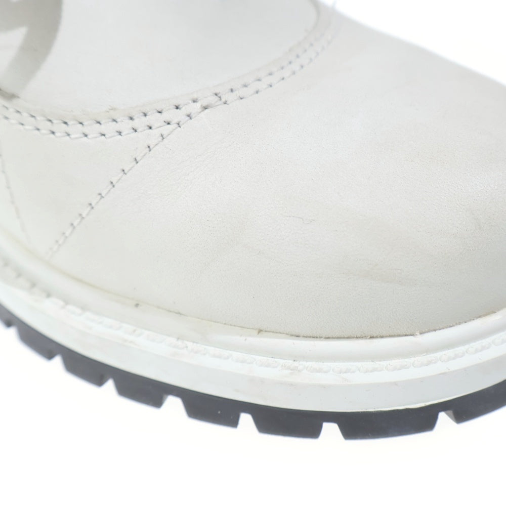 Timberland(ティンバーランド) ×TOMMY HILFIGER トミーヒルフィガー レザー ウィメンズ ハイカットブーツ ホワイト レディース