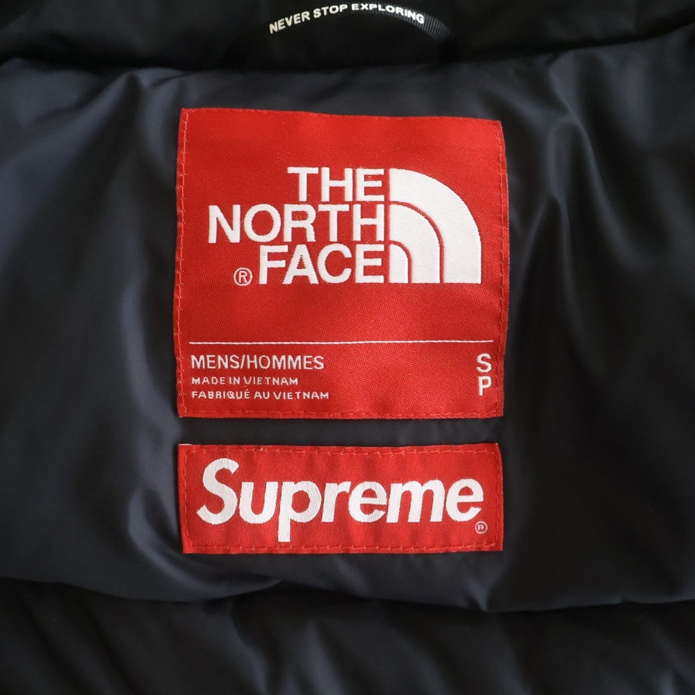 SUPREME(シュプリーム) 21SS×THE NORTH FACE Studded Nuptse Jacket スタッズ ヌプシ ダウンジャケット ブルー/ブラック ND42100I