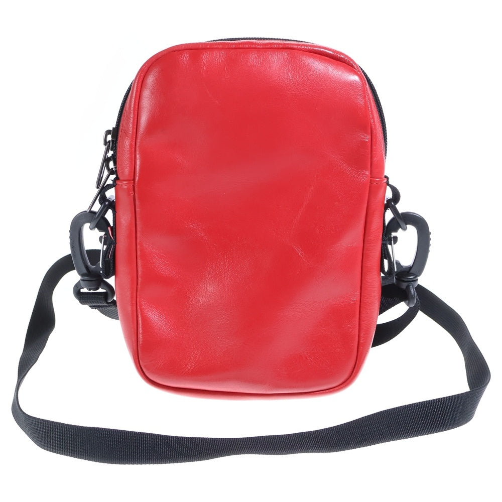 SUPREME(シュプリーム) 18AW ×THE NORTH FACE Leather Shoulder Bag ザノースフェイス レザーショルダーバッグ ブラック NF0A3KYS