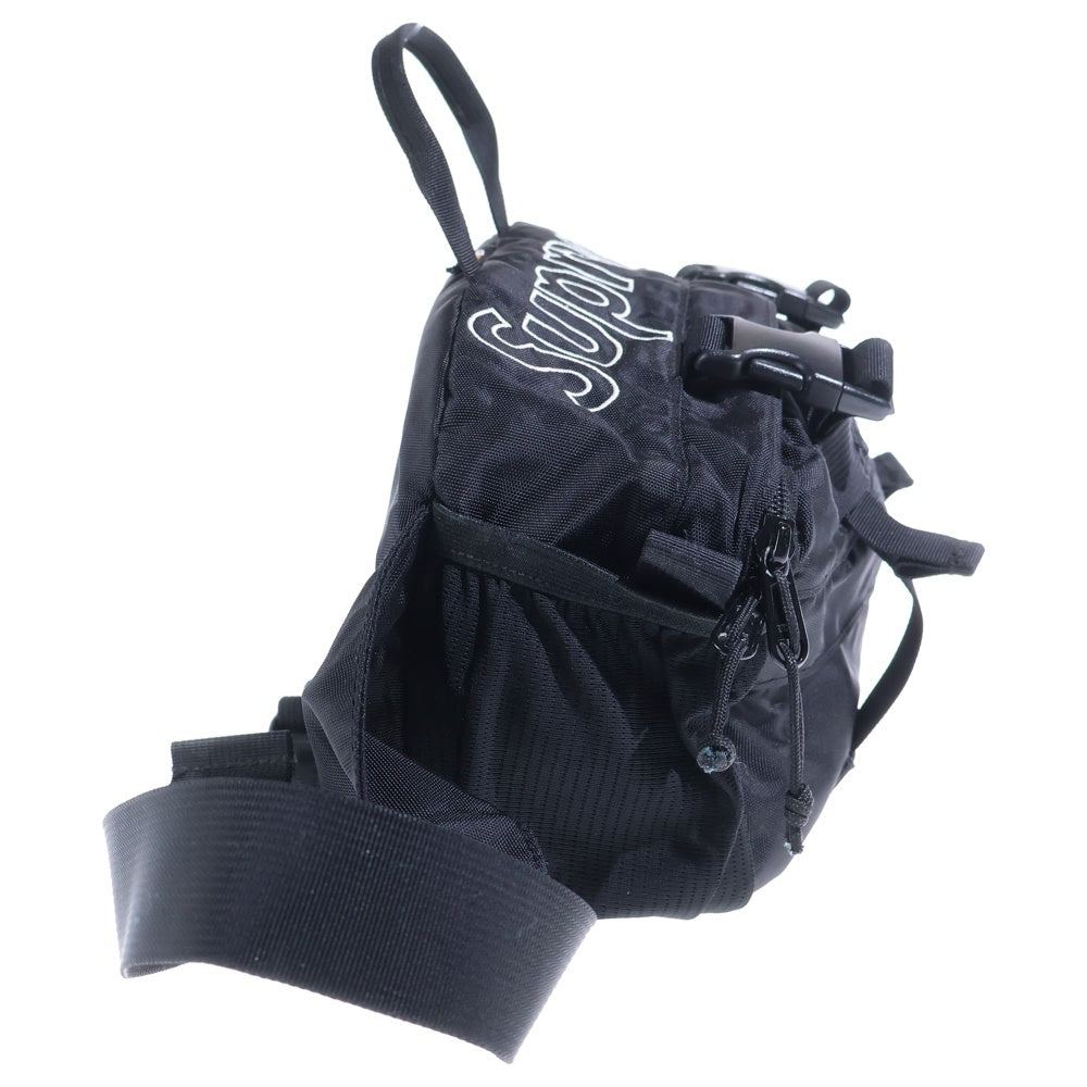 SUPREME(シュプリーム) 19AW Waist Bag ウエスト ナイロン スモールボックスロゴ バッグ ブラック