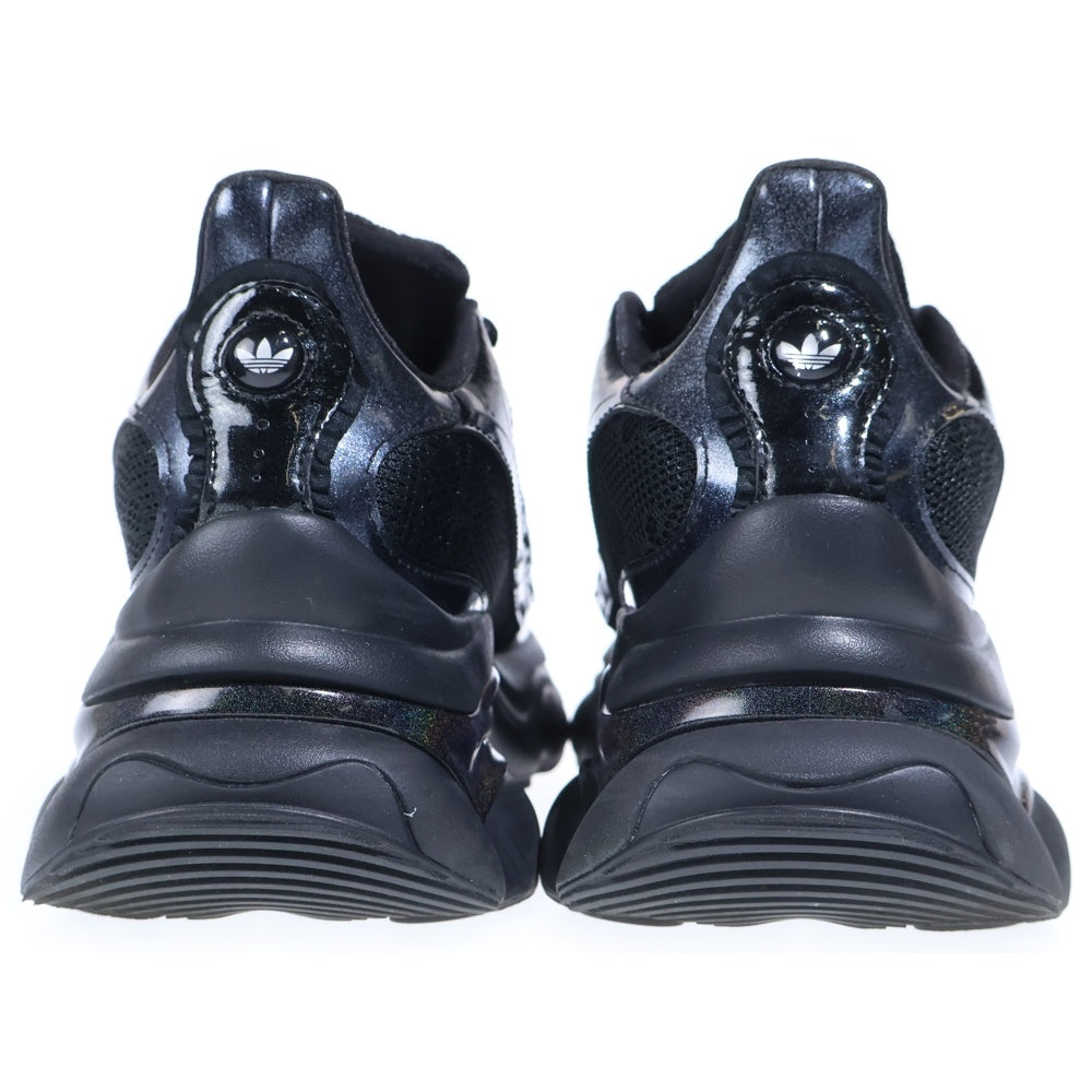 adidas(アディダス) OZVENUZ オズヴィーナス トレフォイルロゴチャーム ローカットスニーカー レディース ブラック US7.5/24.5cm HQ2677