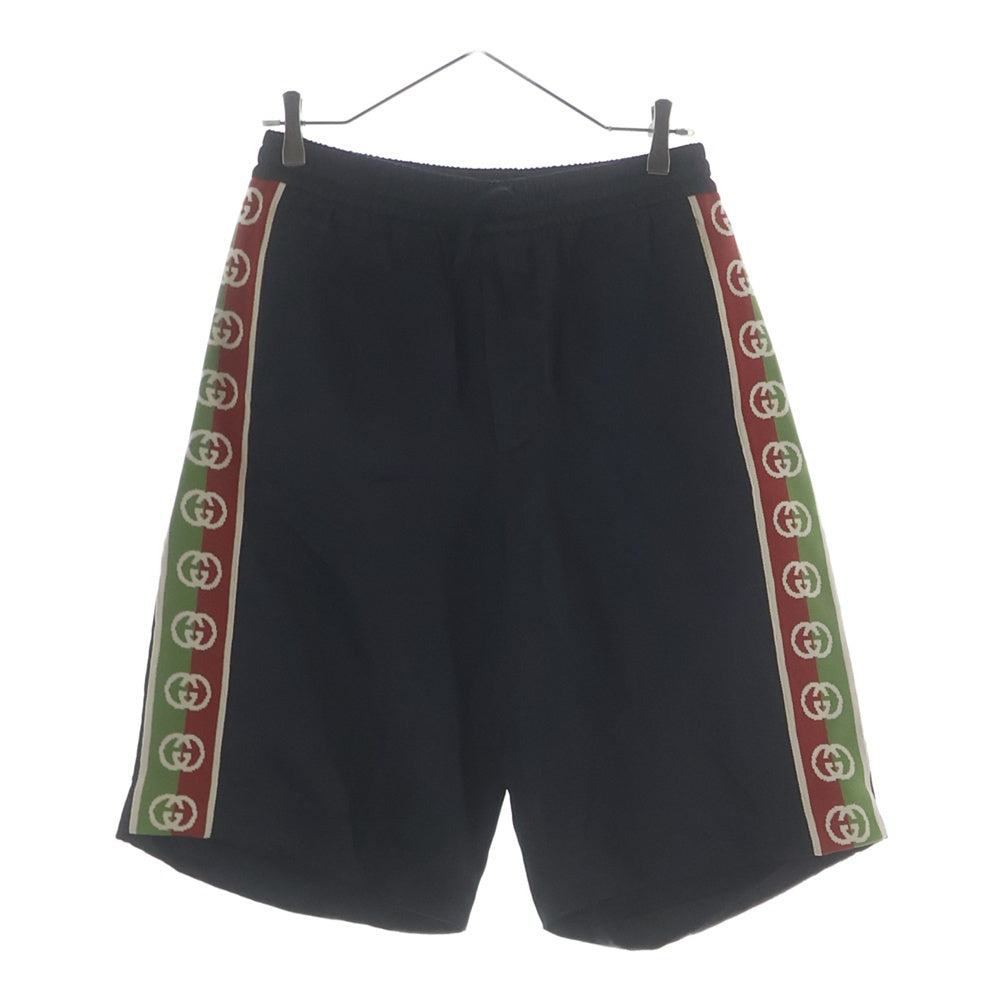 GUCCI(グッチ) インターロッキング ダブルG アセテート ショーツ ハーフパンツ ブラック 625893 ZAEP5