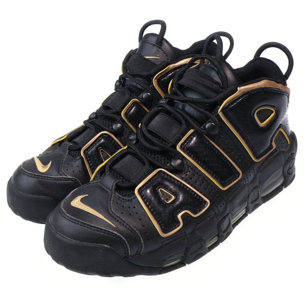 NIKE(ナイキ) AIR MORE UPTEMPO FRANCE エアモアアップテンポ フランス ミッドカットスニーカー ブラック US8/26cm AV3810-001