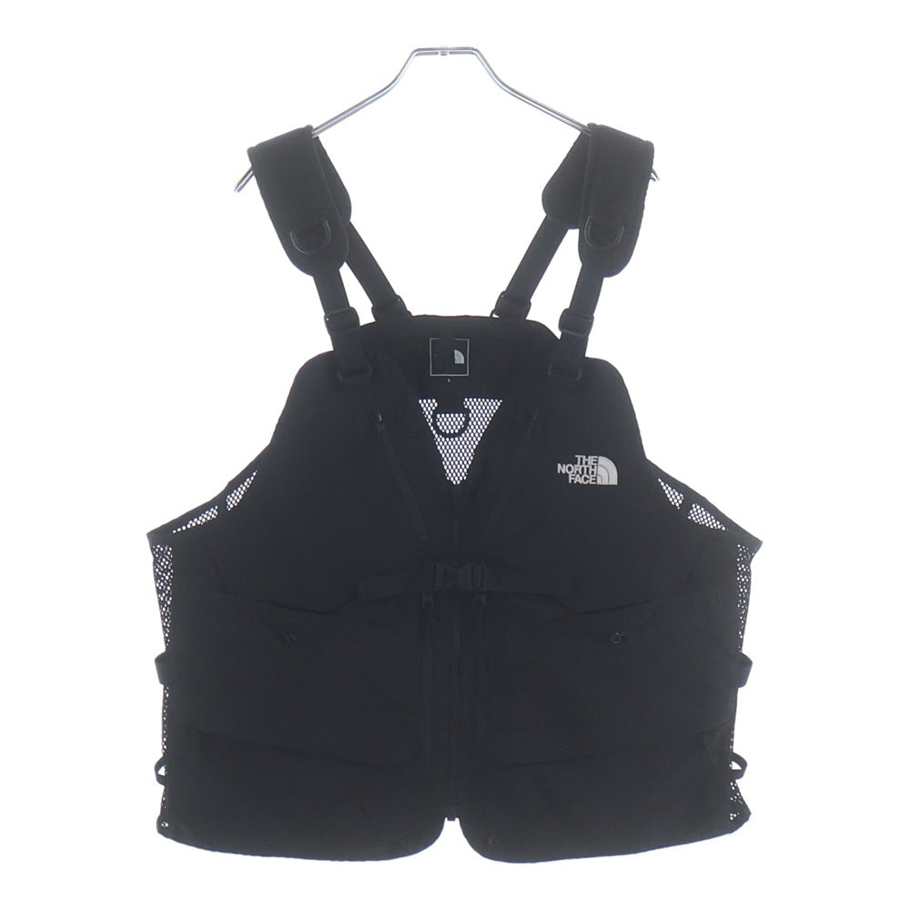 THE NORTH FACE(ザノースフェイス) GEAR MESH VEST ロゴ刺繍 ギアメッシュベルト ブラック NP22330