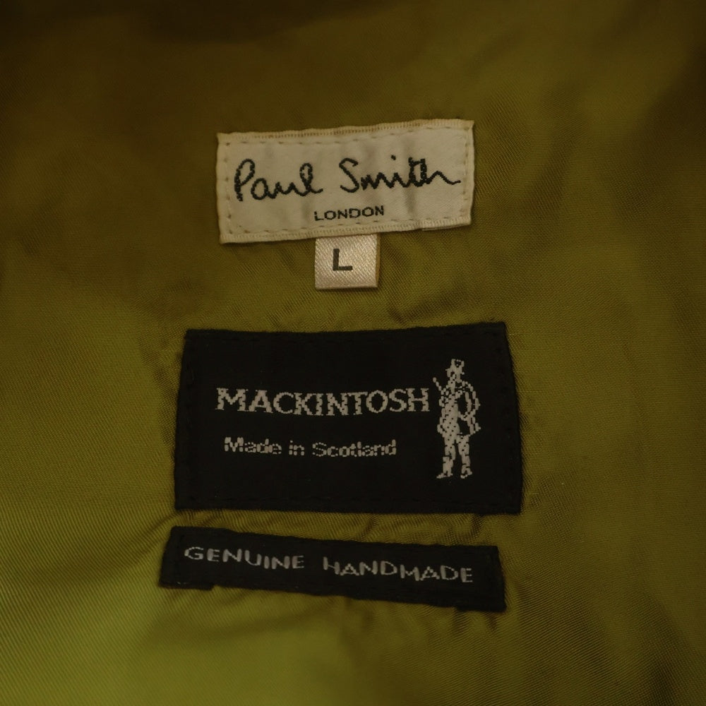 MACKINTOSH(マッキントッシュ) 90S VINTAGE ヴィンテージ PAUL SMITH別注 ラバーコーティング ロングトレンチコート ベージュ