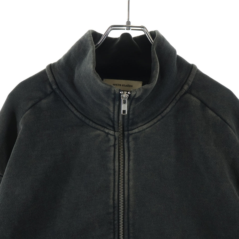 entire studios(エンタイア スタジオ) 26SS STANDARD TRACK JACKET ウォッシュ加工 スタンダード スウェットトラックジャケット グレー UNU-26-1038